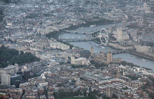 Central London, UK from the air by Ministry