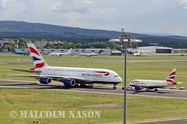 A380\A318 G-XLEA\G-EUNA BRITISH AIRWAYS