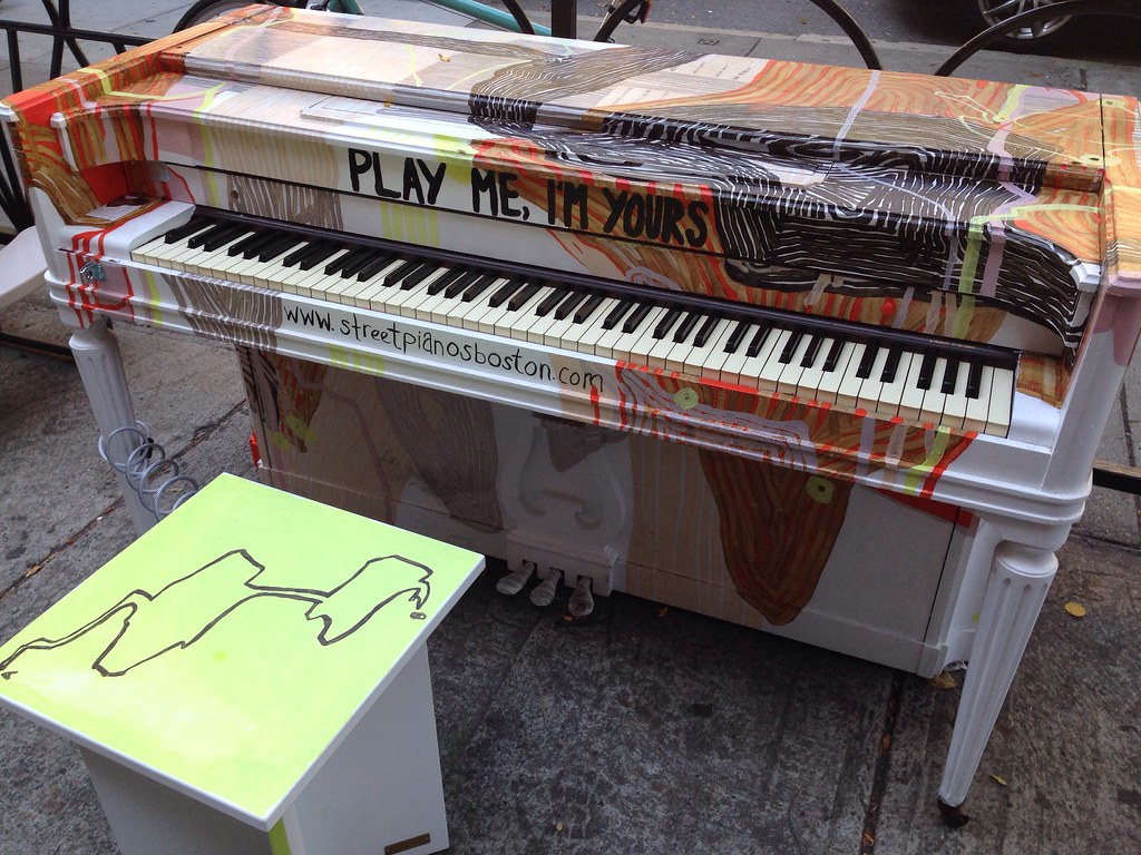 Street Pianos of Boston - Newbury St.
