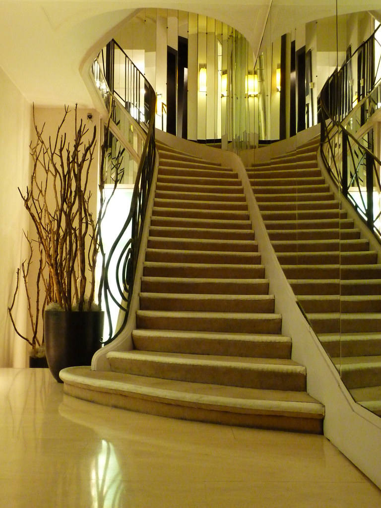 coco chanel stairs