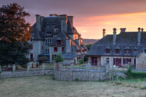 sunset france evening dordogne chateau 2015 beaulieusurdordogne photomatix canoneos6d markvanstone chateaududoux