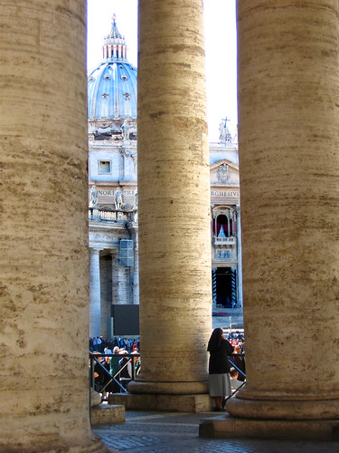le colonne al Vaticano