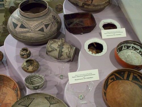 Pottery removed as part of the NAGPRA