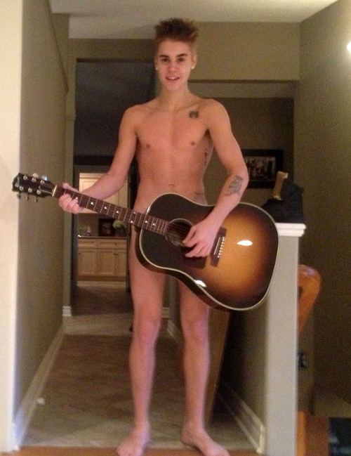 Bieber nackt foto justin 