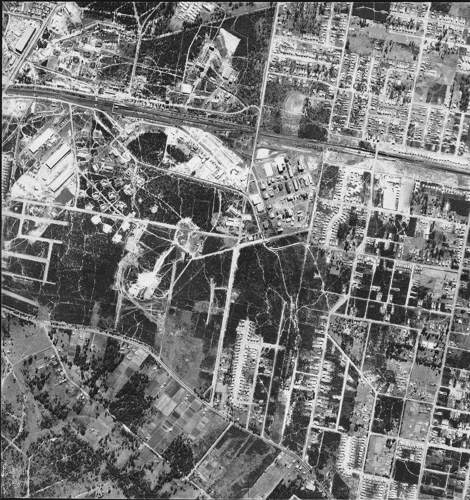 Chester Hill, Sefton & Bass Hill 1951 - Sydney aerial photo