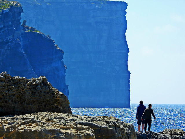 Cliffs of Dwejra, Island of Gozo, Malta