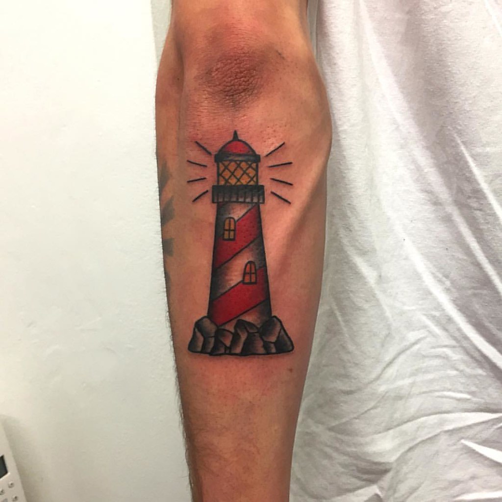 Lighthouse I  2 Week Temporary Tattoo  inkster  Inkster