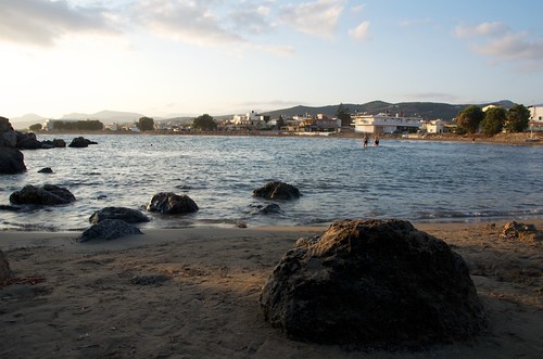 Der Strand Mavro Molos in Kissamos