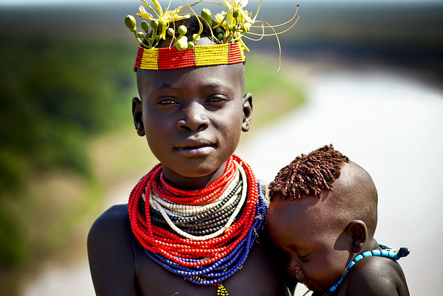 Karo girl - Ethiopia