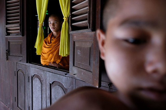 Novice monks - Myeik, Myanmar