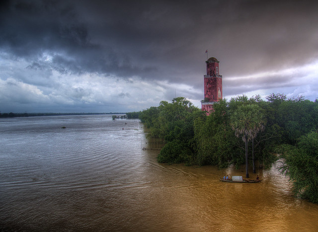 French Colonial Watchtower - Kampong Cham, Cambodia