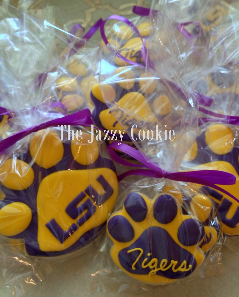 LSU Tiger Paws | The Jazzy Cookie | Flickr