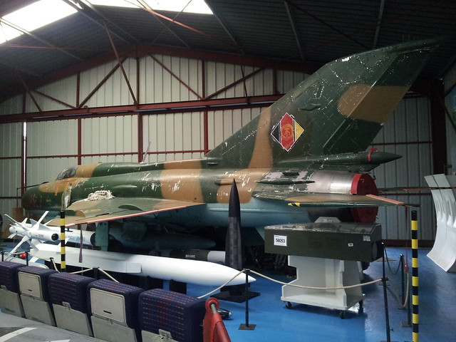 MiG-21SPS 882 c/n 94A5207 ex NVA. Preserved Albert, 03-11-2012.