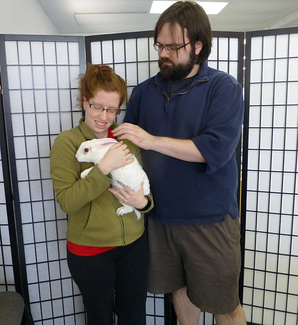 Alice with her new parents!