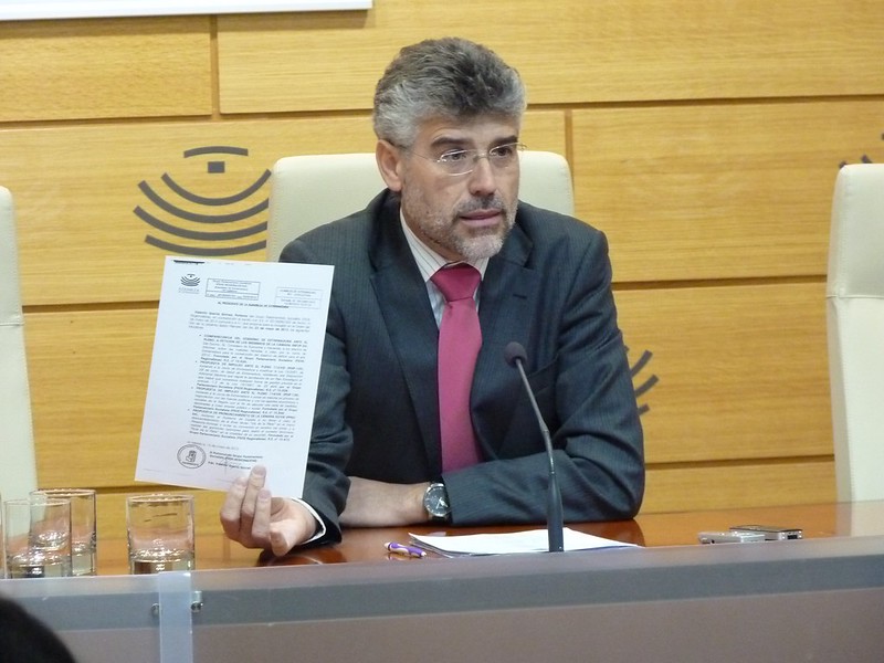 Rueda de Prensa de Valentín García tras la Junta de Portavoces