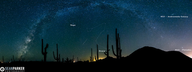 Draconid Meteor Shower 2013 Panoramic