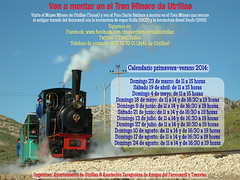 Calendario Tren Minero de Utrillas 2014