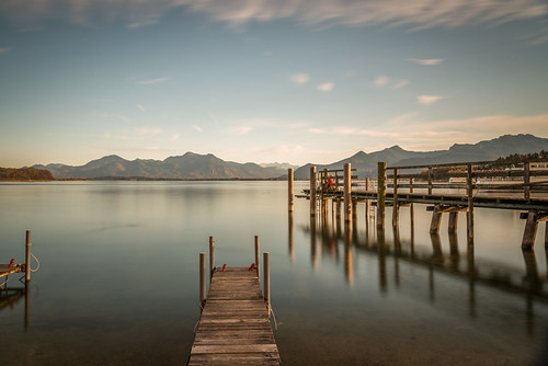 AJL Oct 2013-27 by TheRealAntman, Prien and the Herreninsel on the Chiemsee lake in Bavaria. Autumnal but sunny.longexposure autumn la