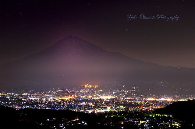 夜半の富士