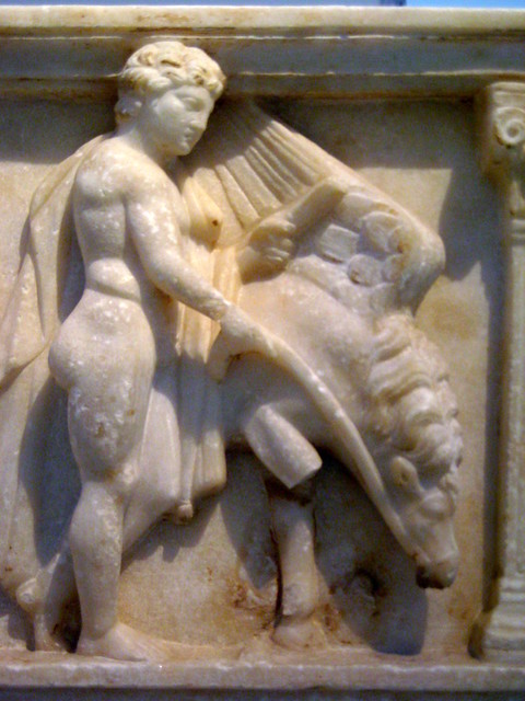 Bellerophon and his winged horse, Pegasos