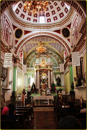 Templo San Juan Aquiahuac,San Andrés Cholula,Estado de Puebla,,México