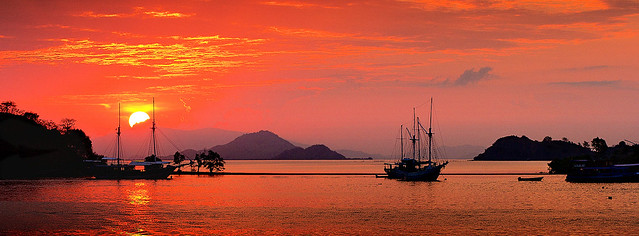 Sunset of Labuan Bajo