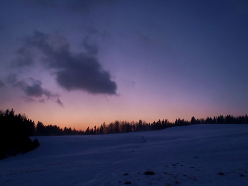 winter slovakia donovaly snow sunset
