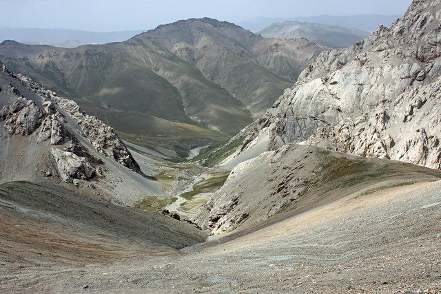 61 - View From A Col, Tash Rabat, Kyrgyzstan