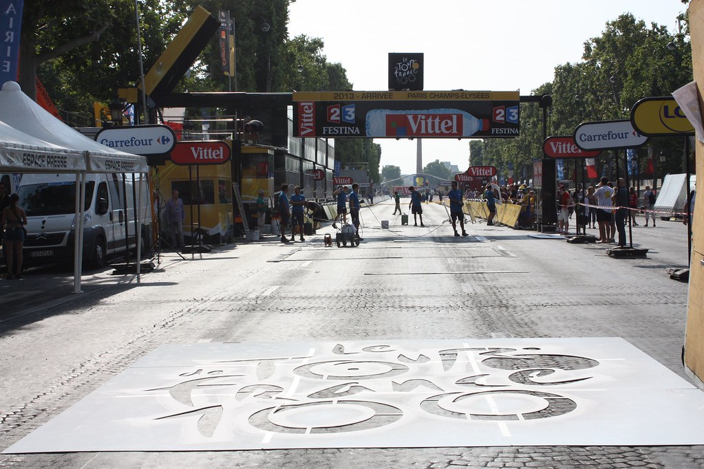 Tour de France Finish line - Paris Champs Elysees