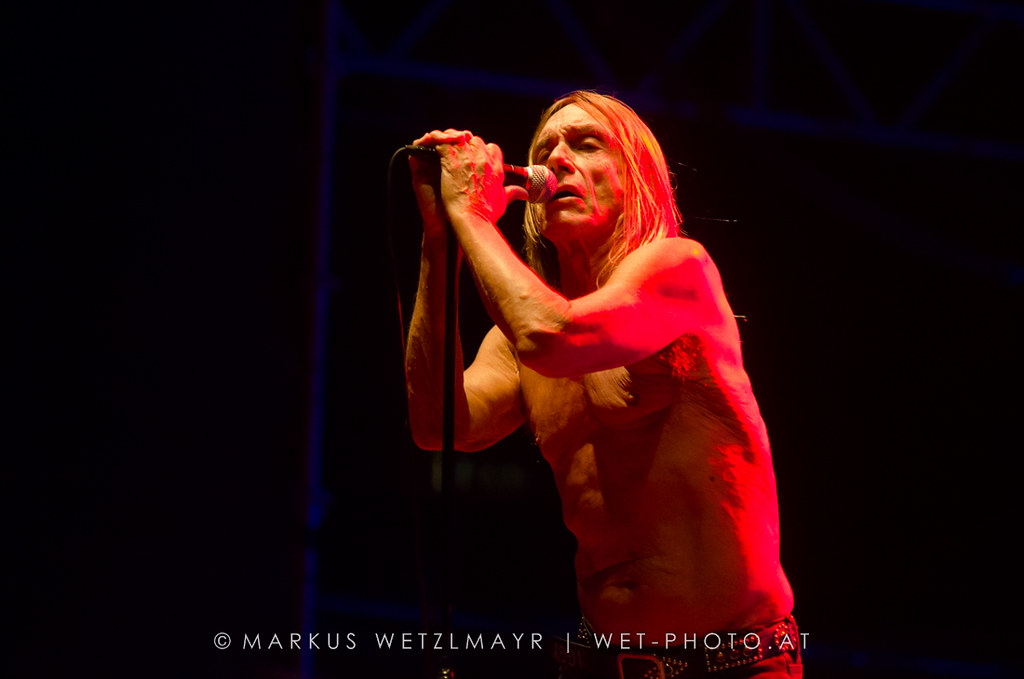 US Garage Rock band IGGY POP & THE STOOGES performing live as main act at Arena, Vienna, Austria on August 9, 2013.

NO USE WITHOUT PRIOR WRITTEN PERMISSION.

© Markus Wetzlmayr | <a href="https://www.wet-photo.at" rel="noreferrer nofollow">www.wet-photo.at</a>