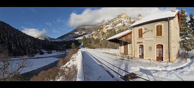 La gare des Chemins de Fer de Provence d'Allons-Argens