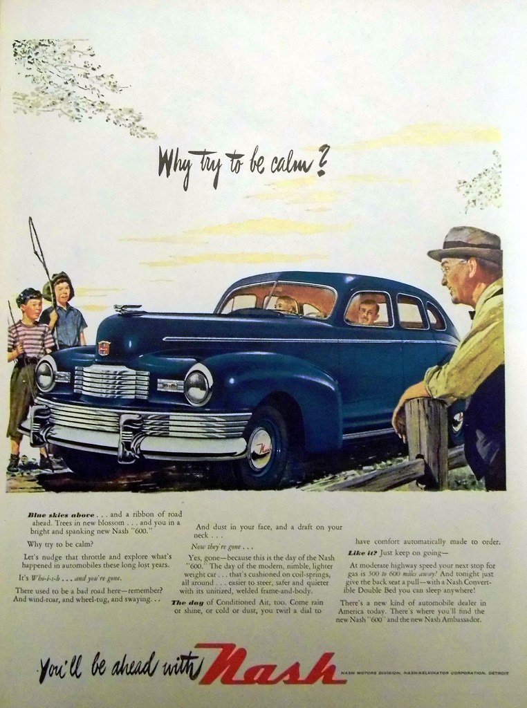 Vintage Automobile Advertising: 1947 Nash, 