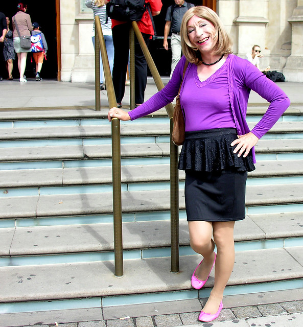 on the steps of the victoria and albert museum