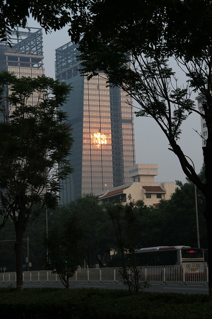 Beijing Sunrise Reflection