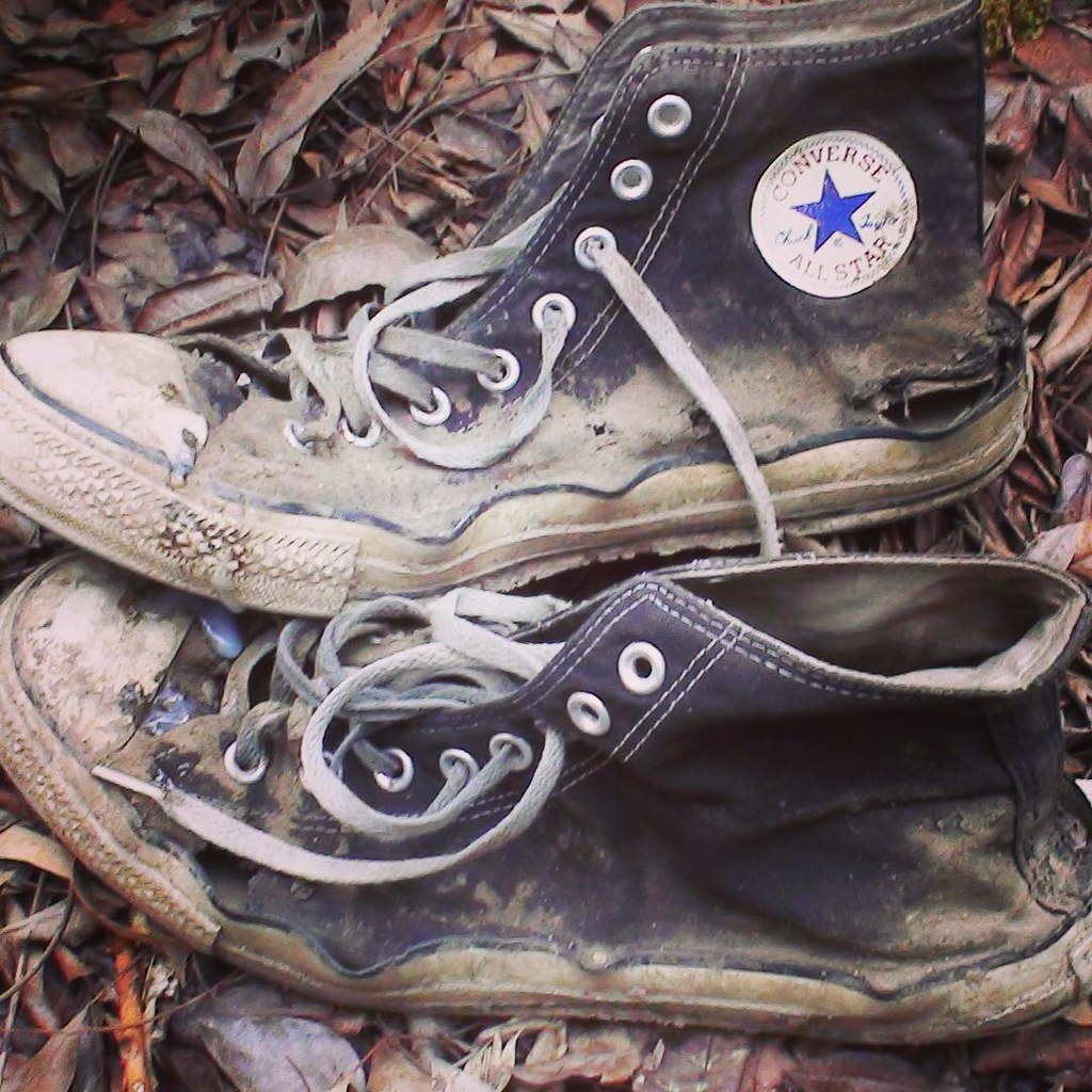 My trashed and smashed Chucks #converse #conversechuck #ch… | Flickr