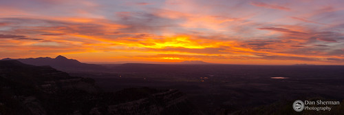 sunset sky panorama sun color colorado view unitedstates vista mesaverdenationalpark