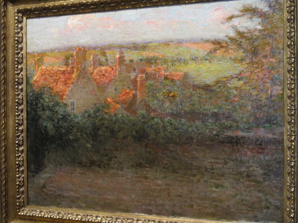 La Terrasse au soleil, Gerberoy (1901), Henri Le Sidaner - Exposition « Henri Le Sidaner et la douceur de vivre (1862-1939) », Musée des Beaux-Arts de Cambrai (59)