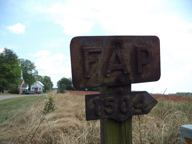 FAP marker, Mauk, Taylor County