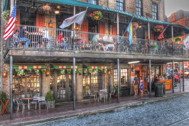 Fiddler's Crab House-River Street-Savannah GA 8567 HDR