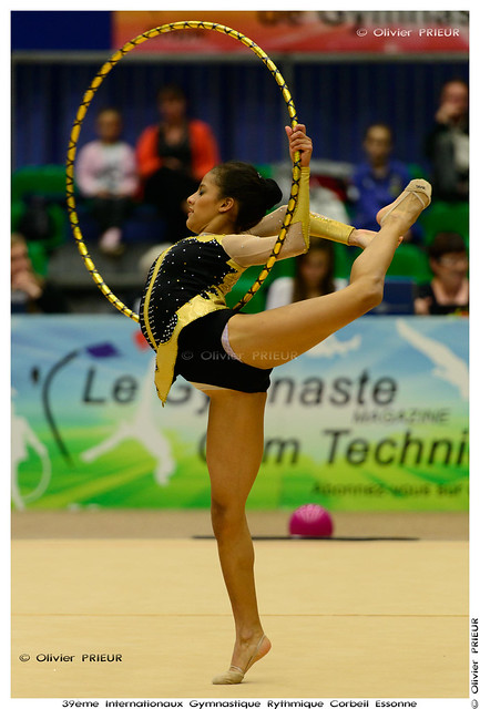 Beatriz Alejandra ACOSTA HERNANDEZ (ESA) at Corbeil-Essonnes International Rhythmic Gymnastics Tournament