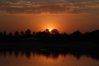 Sunset over Harmisar, Bhuj
