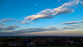 sunset over Eichsfeld