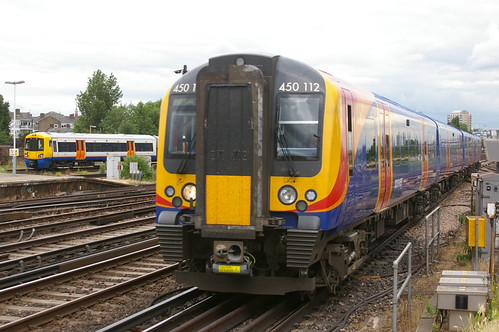 SOUTH WEST TRAINS CLASS 450/0 THIRD RAIL ELECTRIC MULTIPLE UNIT 450112 | by bobbyblack51