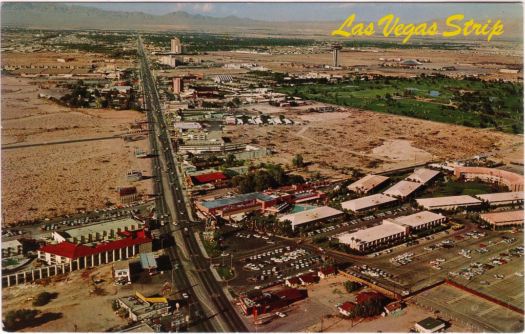 rack nyse velstand RETRO LAS VEGAS: Mid 1960s Strip Aerial View Postcard | Flickr