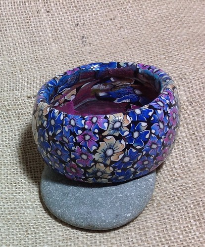 polymer clay bangle | by caraviv97