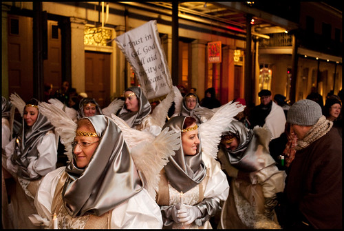Krewe de Jeanne D’Arc Parade on 12th Night the start of Mardi Gras season, 2014. by Ryan Hodgson-Rigsbee www.rhrphoto.com