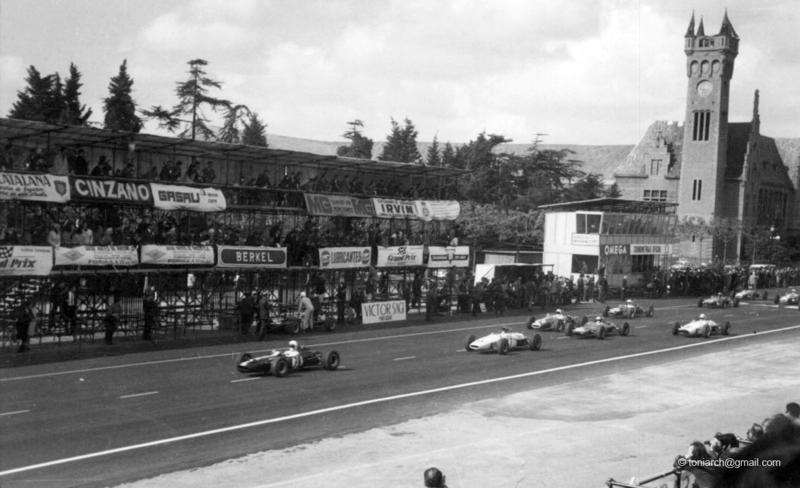 1967. Start of the F3 race 1967 II GP Barcelona  Montjuïc e