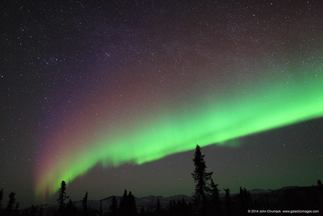 Aurora Borealis In Alaska on 03-27-2014