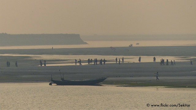Evening at Ganges Riverside, Rajshahi, Bangladesh