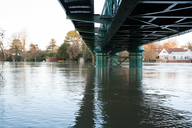 Thames overflowing